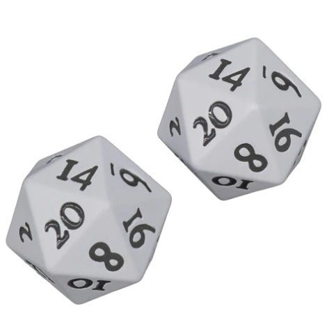 Heavy Metal Dice Vivid White - Inspire Newquay