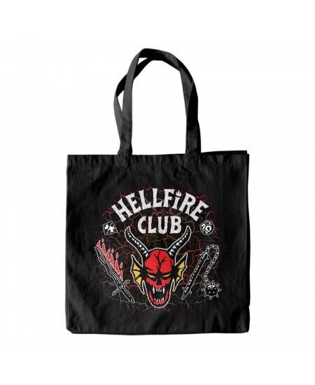 Heroes Inc Strangers Things Hellfire Club Shopping Bag - Inspire Newquay
