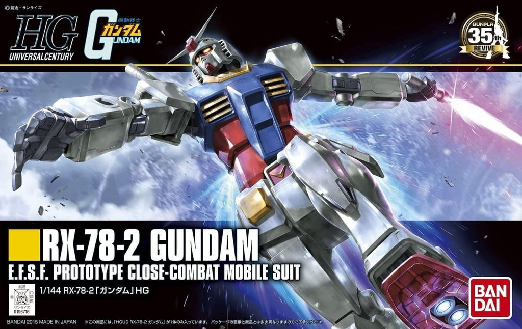 HGUC - 1/144 HGUC RX-78-2 Gundam Model Kit - Inspire Newquay