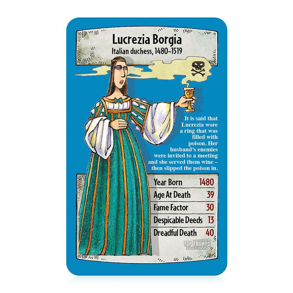 Horrible Histories Top Trumps Card Game - Inspire Newquay