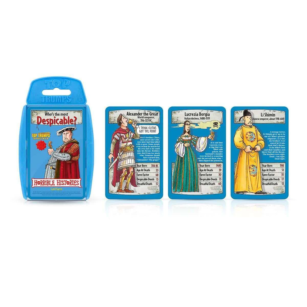 Horrible Histories Top Trumps Card Game - Inspire Newquay