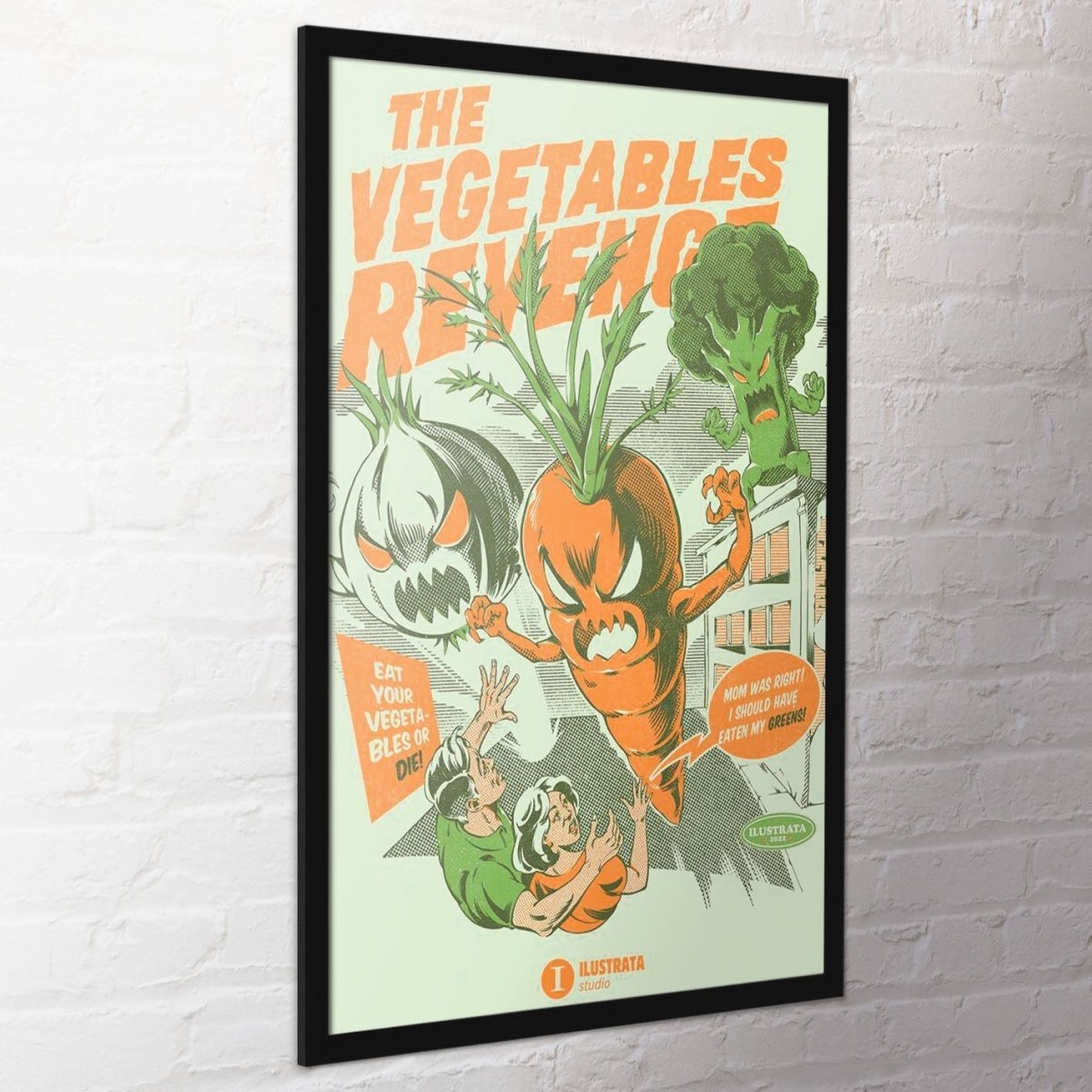 Ilustrata (The Vegetables Revenge) 61 X 91.5cm Maxi Poster - Inspire Newquay