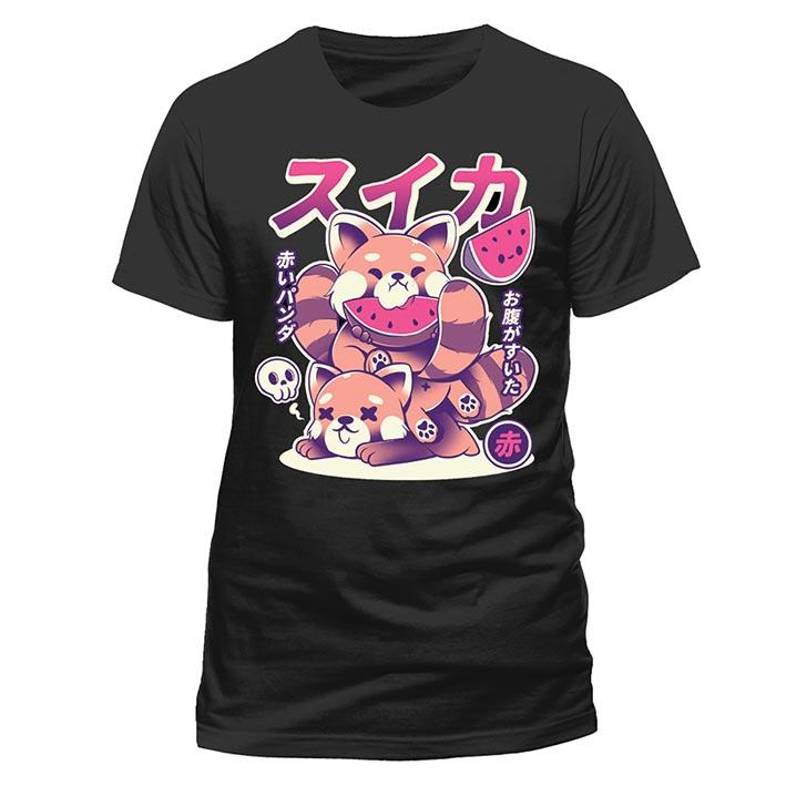 Ilustrata (Watermelon) Black Unisex T-Shirt