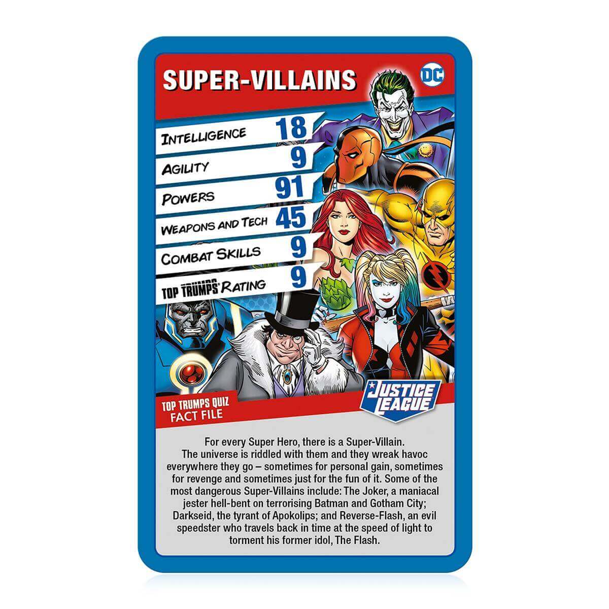 Justice League Top Trumps Card Game - Inspire Newquay