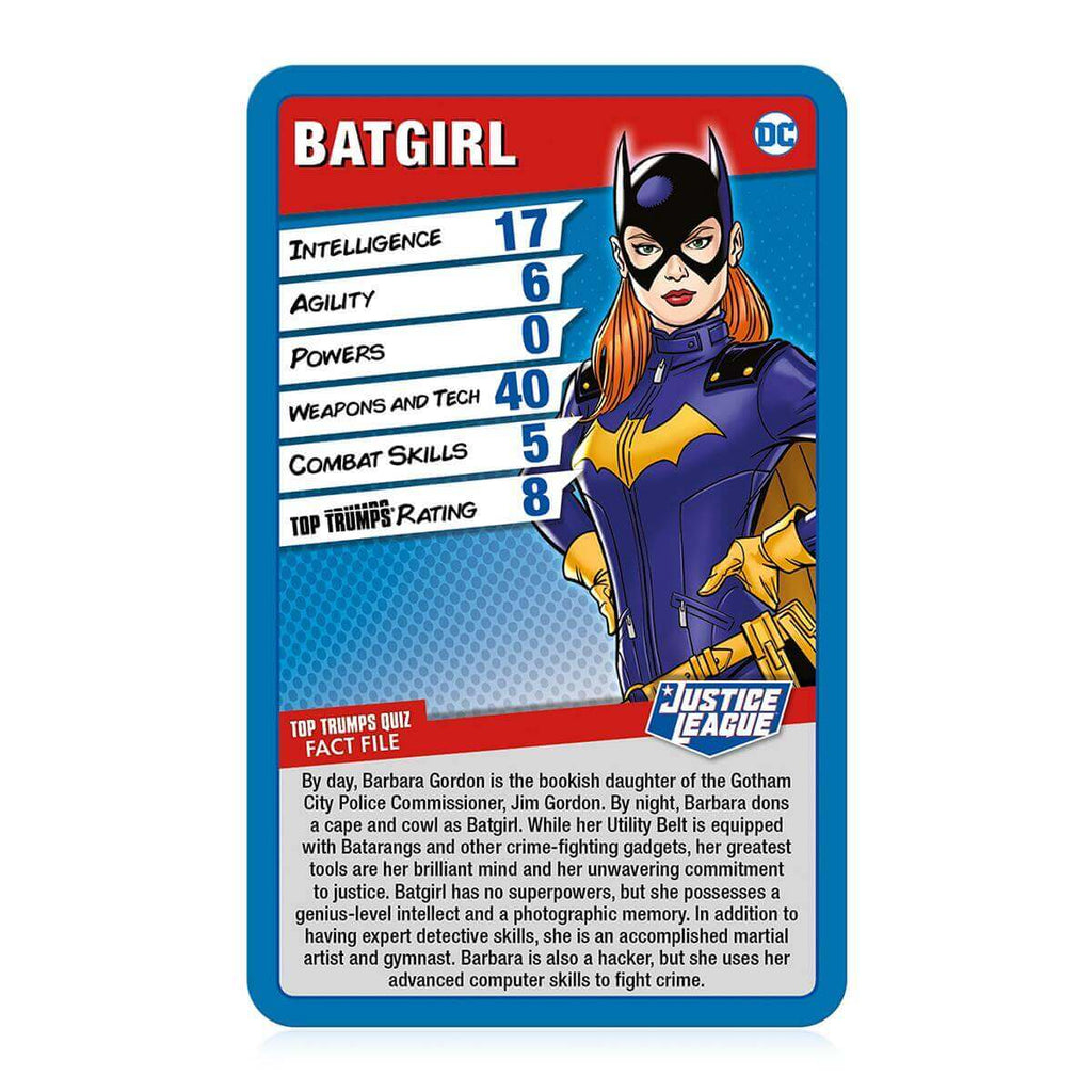 Justice League Top Trumps Card Game - Inspire Newquay