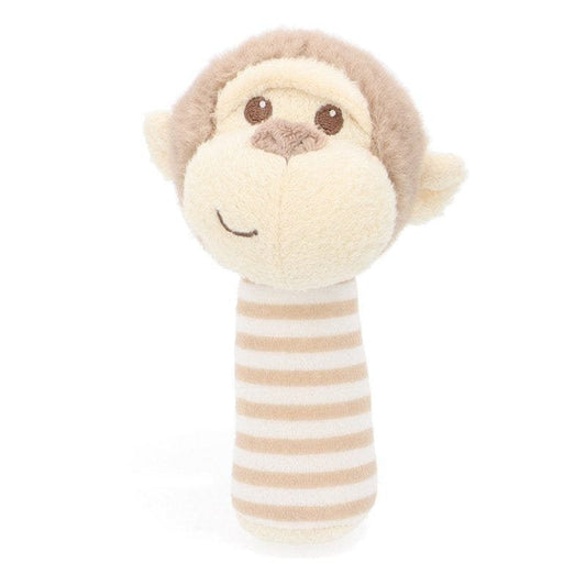 Keel Toys Keeleco Marcel Monkey Stick Rattle 14cm - Inspire Newquay