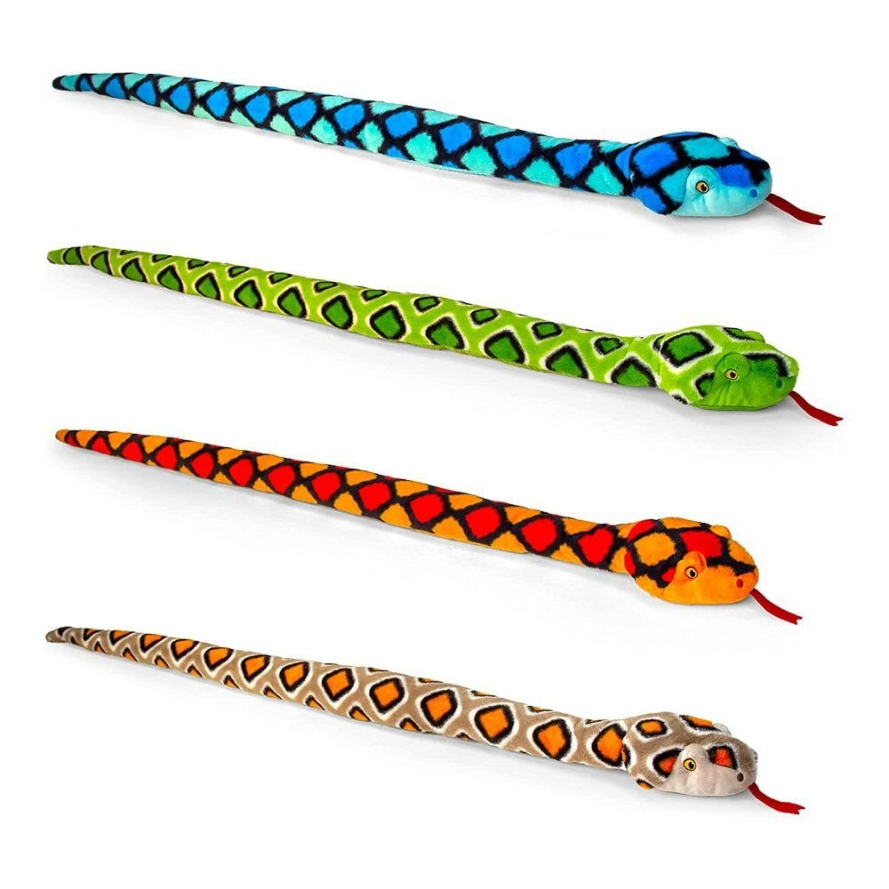 Keeleco 100cm Snake Soft Toy (Choice of 4)