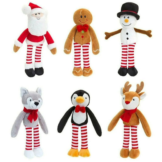 Keeleco 15cm Christmas Character Dangle Soft Toy (Choice of 6) - Inspire Newquay