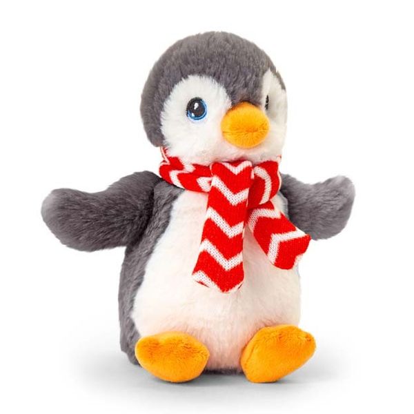 Keeleco 25cm Penguin With Scarf Soft Toy - Inspire Newquay