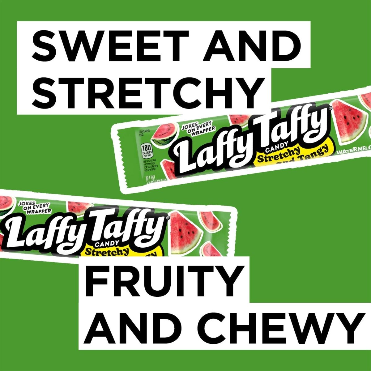 Laffy Taffy Candy - Stretchy & Tangy Watermelon - Inspire Newquay
