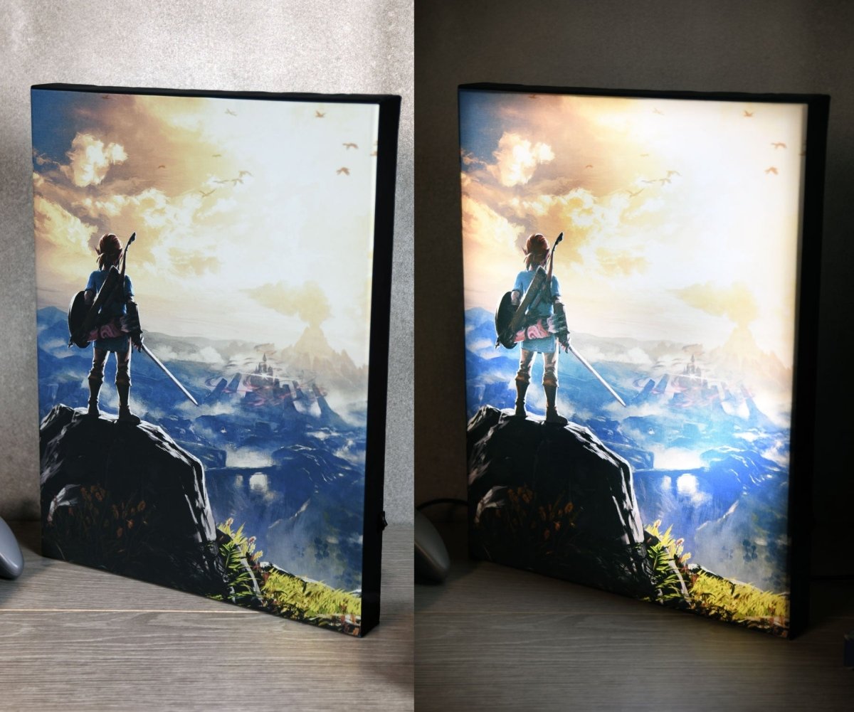 Legend Of Zelda (Into The Wilds) 30 x 40cm Light Up Canvas - Inspire Newquay