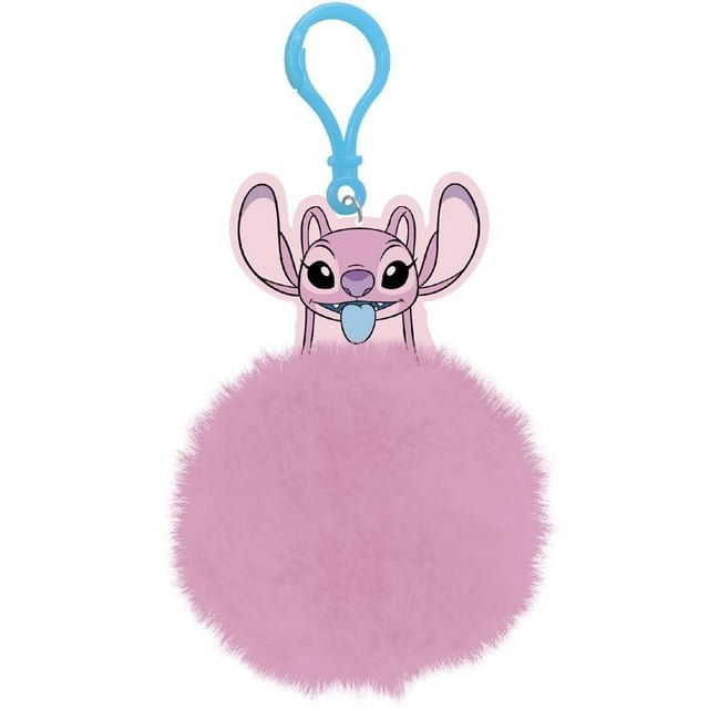 Lilo & Stitch (Angel) Pom Pom Keychain - Inspire Newquay