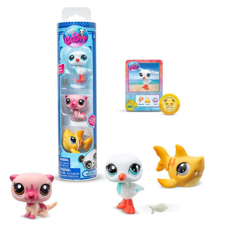 Littlest Pet Shop Trio Tube Island Vibes - Inspire Newquay