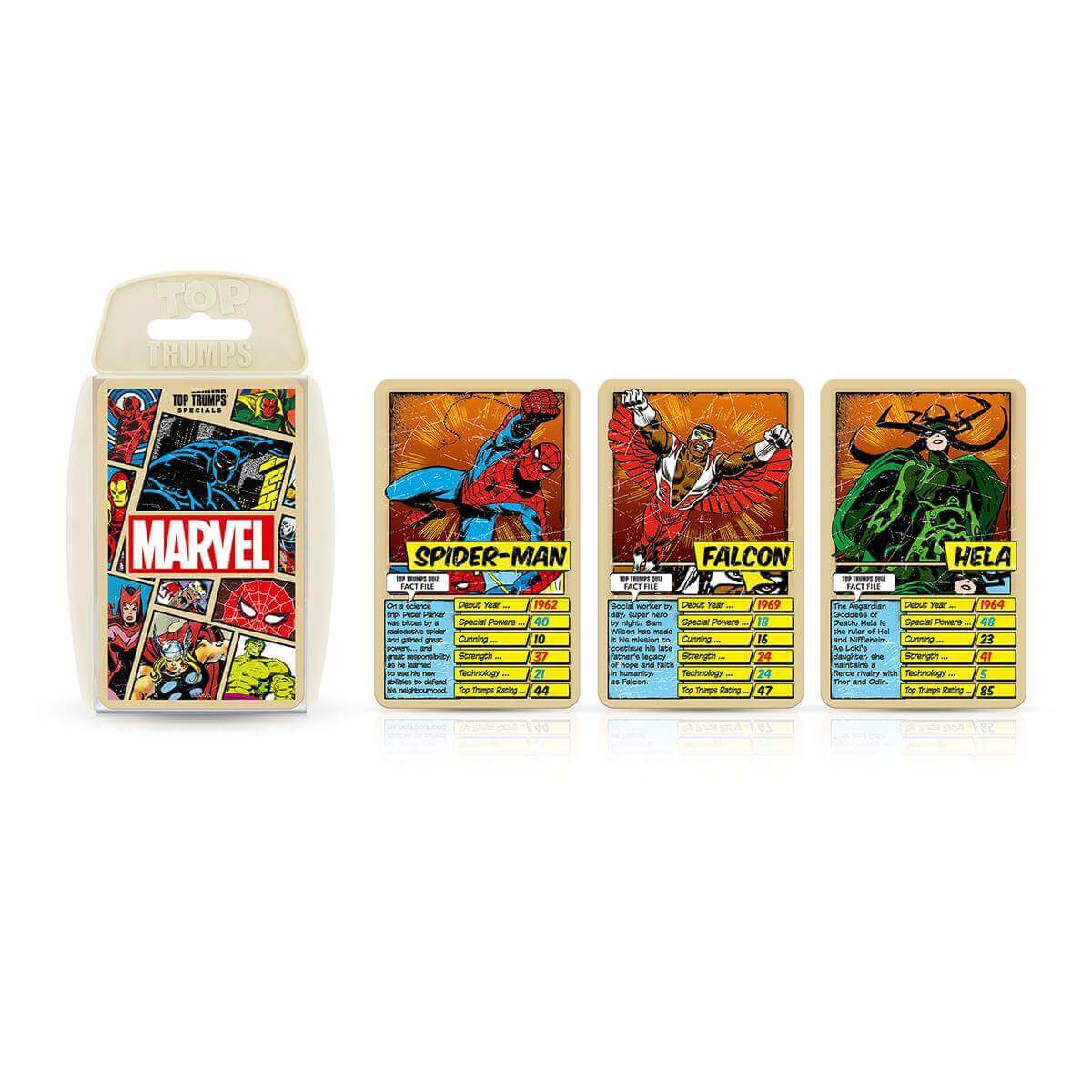 Marvel Comics Retro Top Trumps Card Game - Inspire Newquay