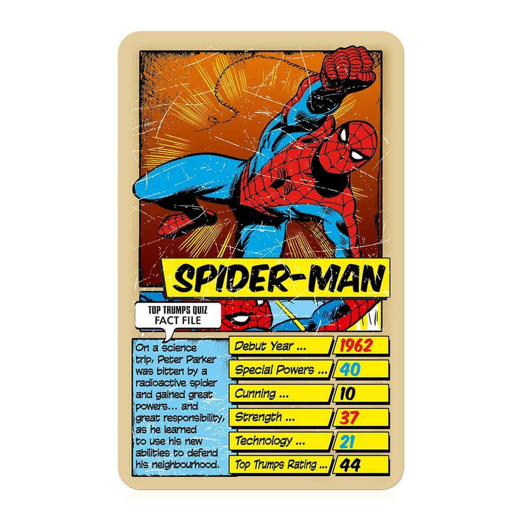 Marvel Comics Retro Top Trumps Card Game - Inspire Newquay