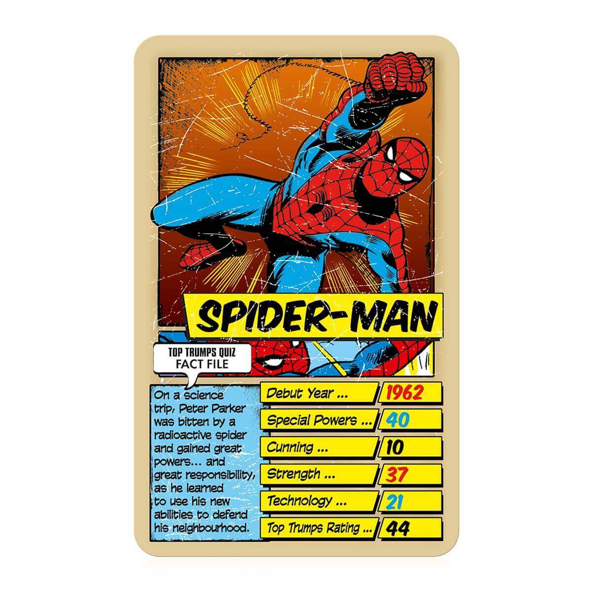 Marvel Comics Retro Top Trumps Card Game - Inspire Newquay