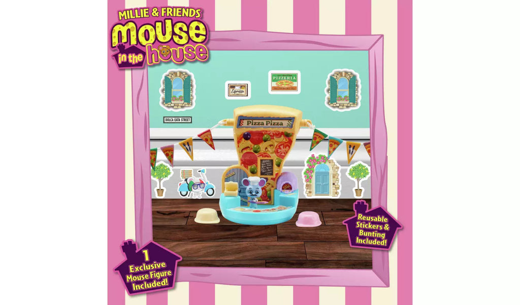 Millie & Friends Mouse in the House Pizzeria Playset - Inspire Newquay