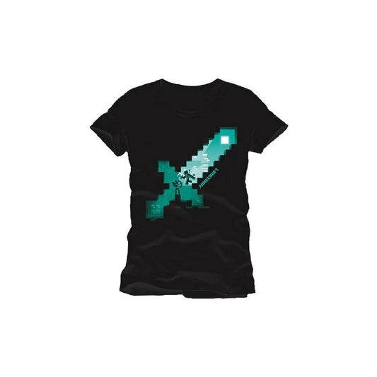 Minecraft Diamond T Shirt - Size small - Inspire Newquay