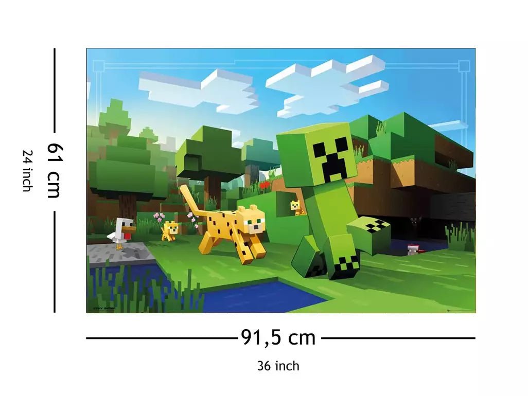 Minecraft Ocelot Chase Poster - Inspire Newquay