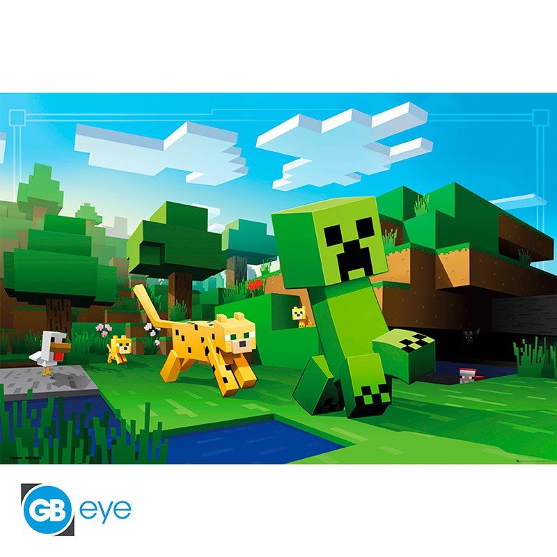 Minecraft Ocelot Chase Poster - Inspire Newquay