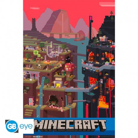 Minecraft World Poster - Inspire Newquay