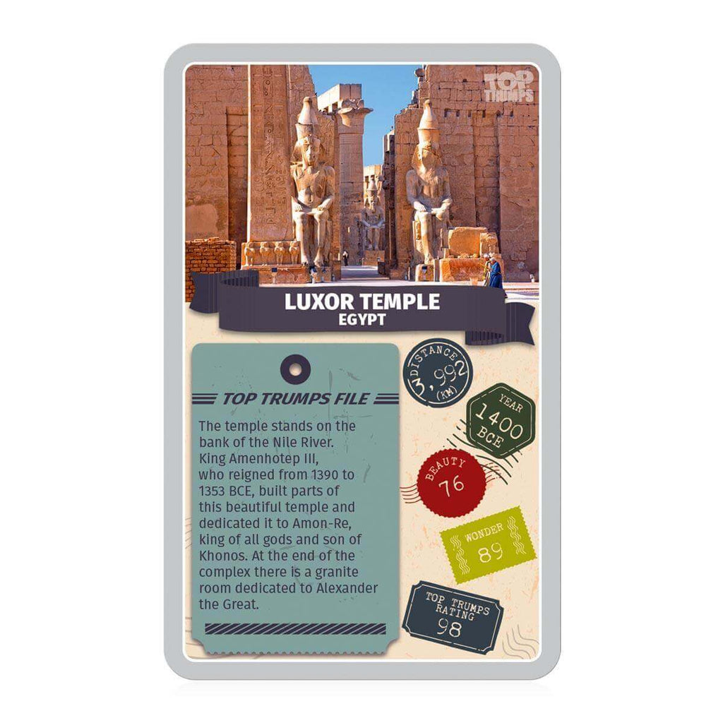 Monuments of the World Top Trumps Card Game - Inspire Newquay