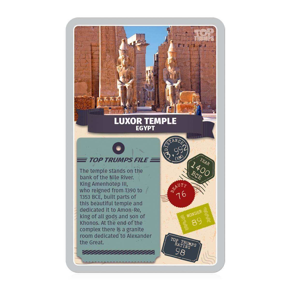 Monuments of the World Top Trumps Card Game - Inspire Newquay