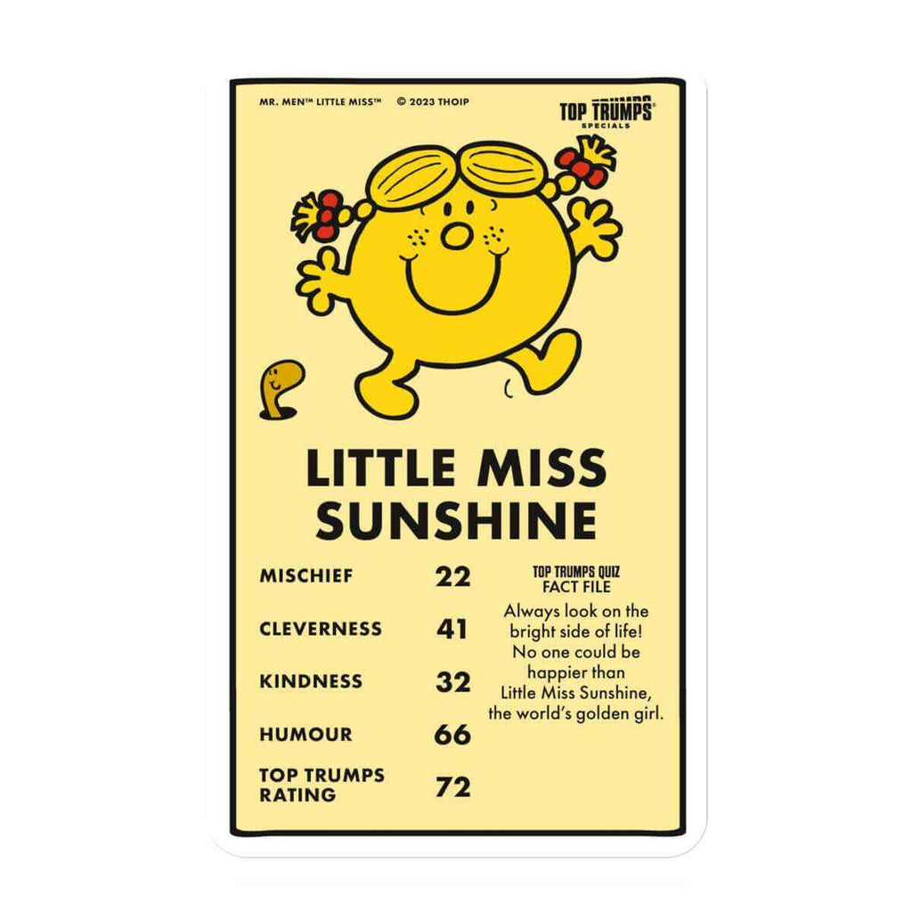 Mr Men &amp; Little Miss Top Trumps Card Game - Inspire Newquay