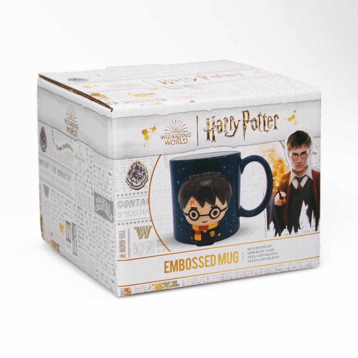 Mug Boxed Embossed (350ml) - Harry Potter Kawaii (Harry) - Inspire Newquay