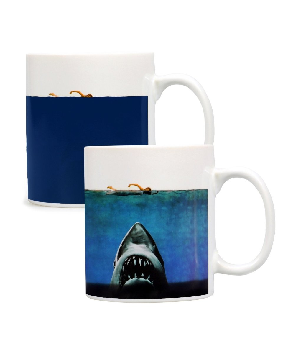 Mug Heat Changing Boxed (400ml) - Jaws - Inspire Newquay