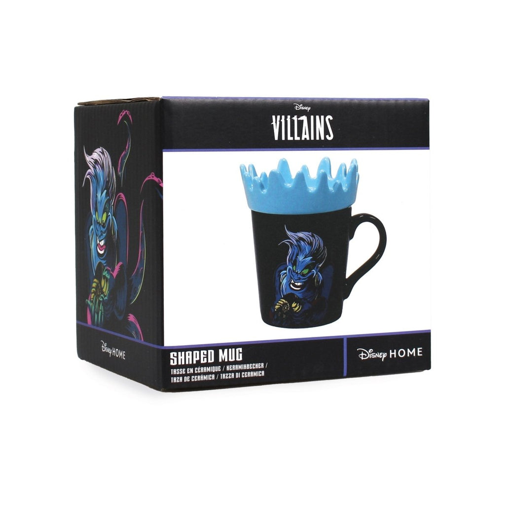 Mug Shaped Boxed (335ml) - Disney Villains (Ursula Crest) - Inspire Newquay