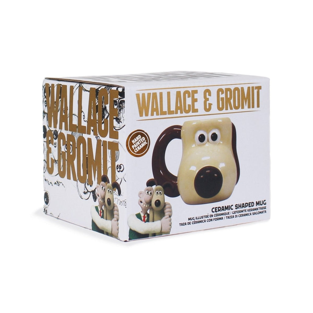 Mug Shaped Boxed - Aardman (Gromit) - Inspire Newquay