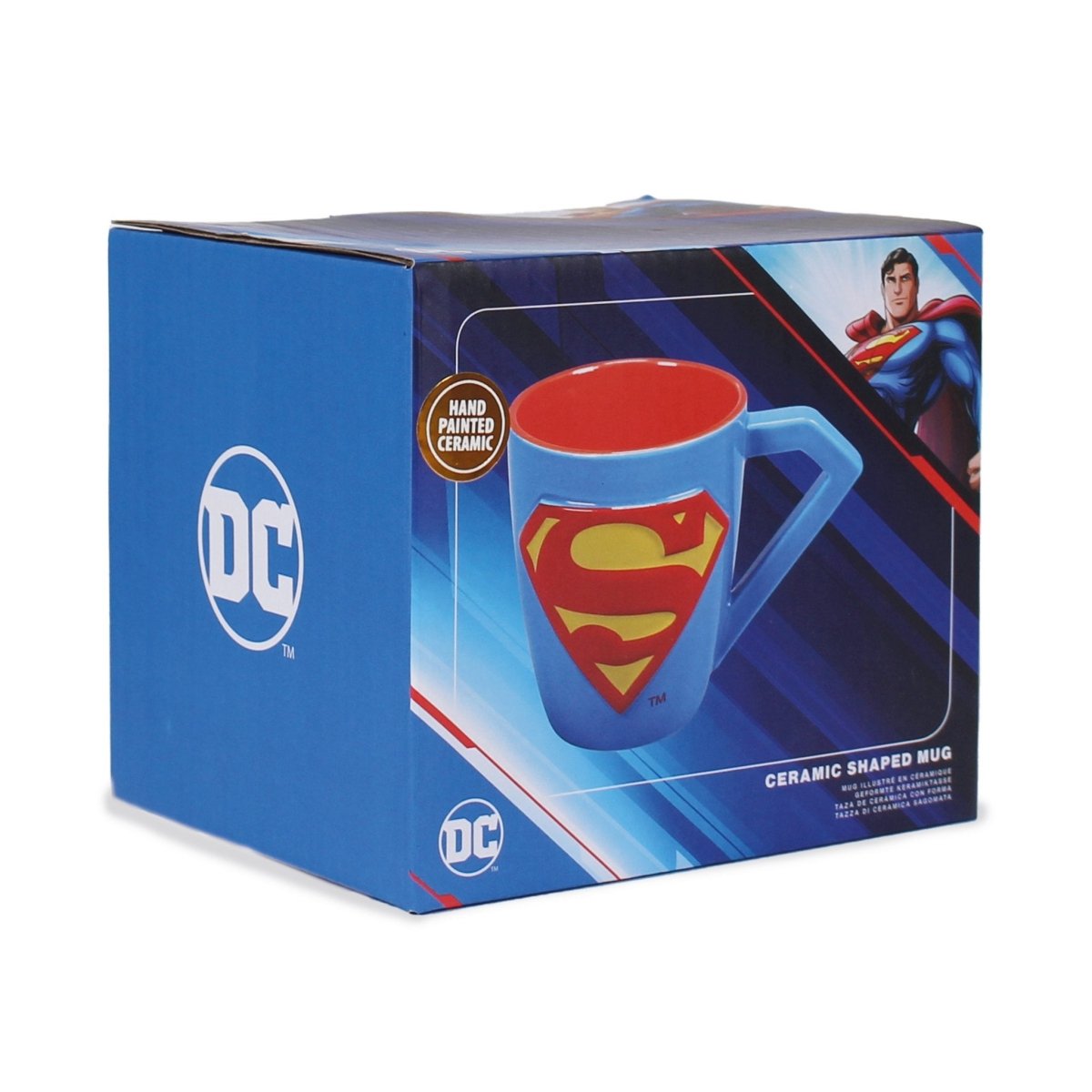 Mug Shaped Boxed - Superman - Inspire Newquay
