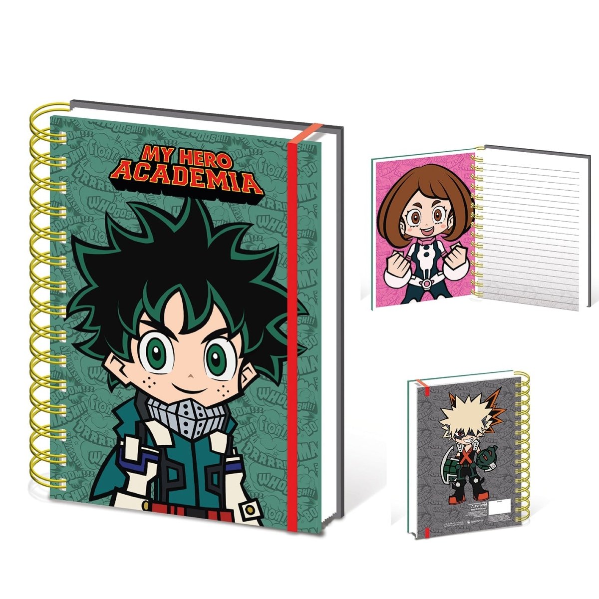 My Hero Academia (Chibi) A5 Wiro Notebook - Inspire Newquay
