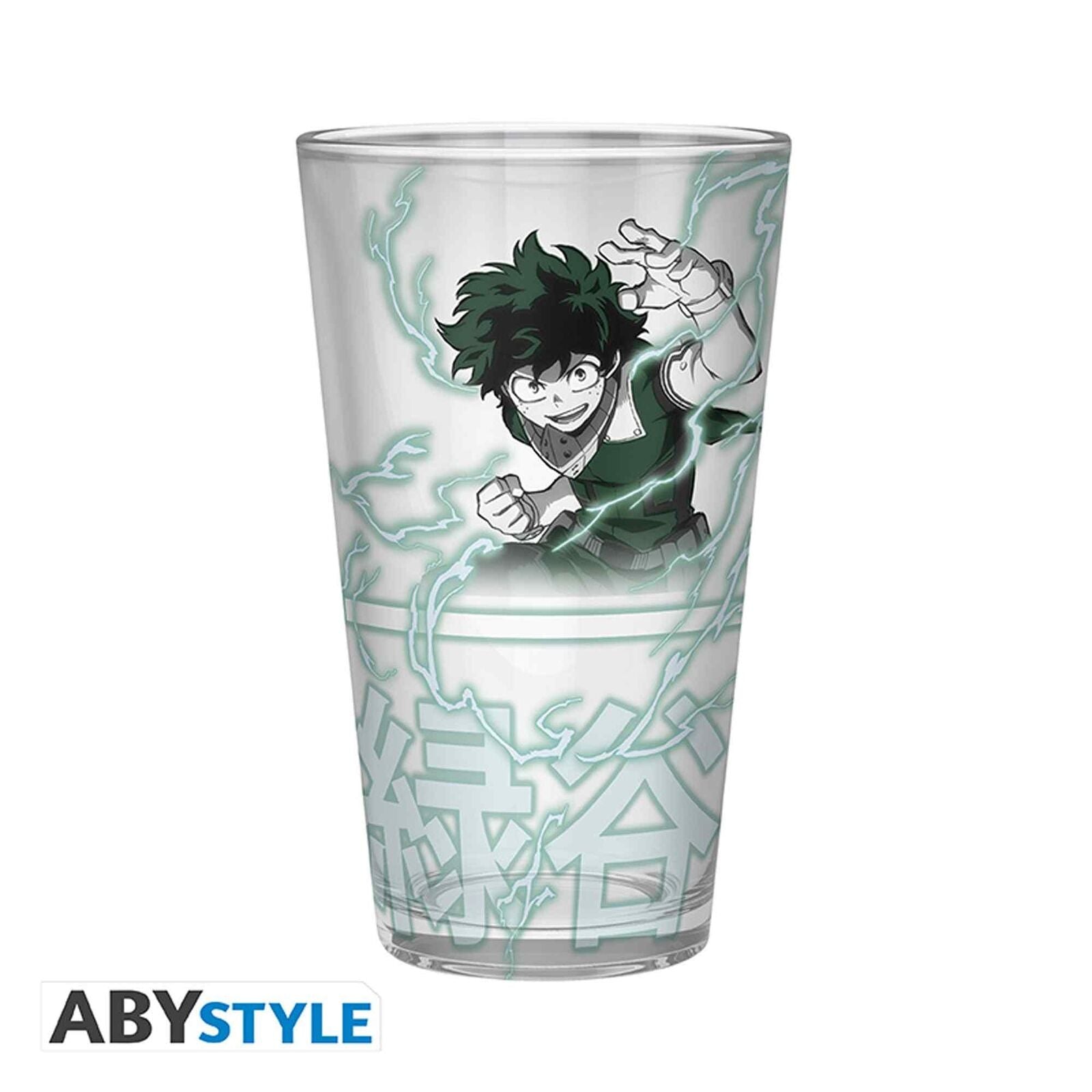 My Hero Academia Heroes 400ml Glass & A6 Notebook & Pin Badge Gift Set