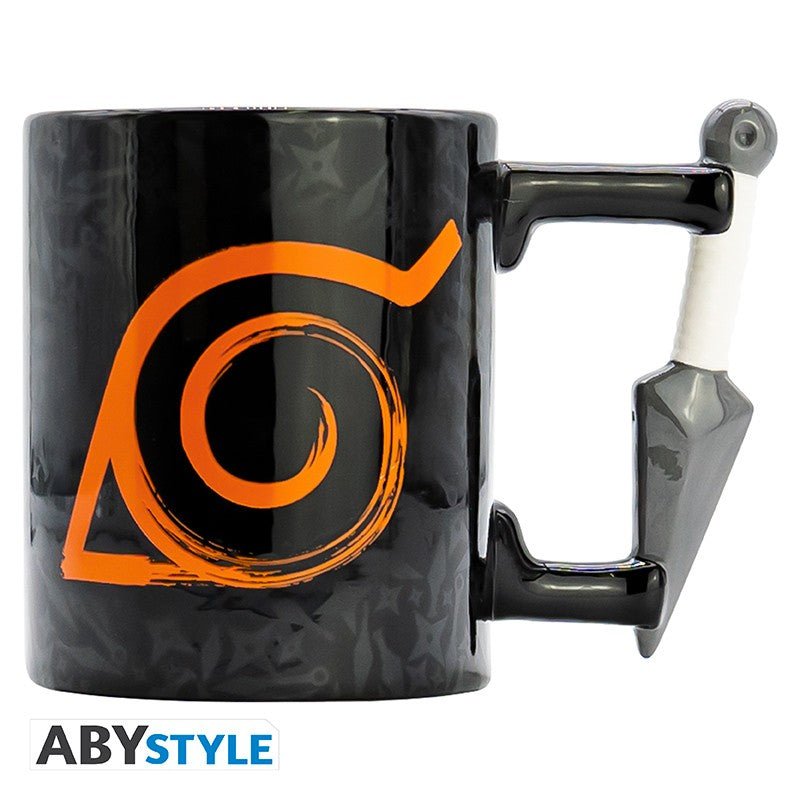 NARUTO SHIPPUDEN - Mug 3D handle - Kunai Konoha - Inspire Newquay