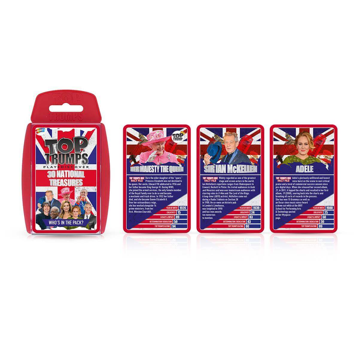 National Treasures Top Trumps Card Game - Inspire Newquay