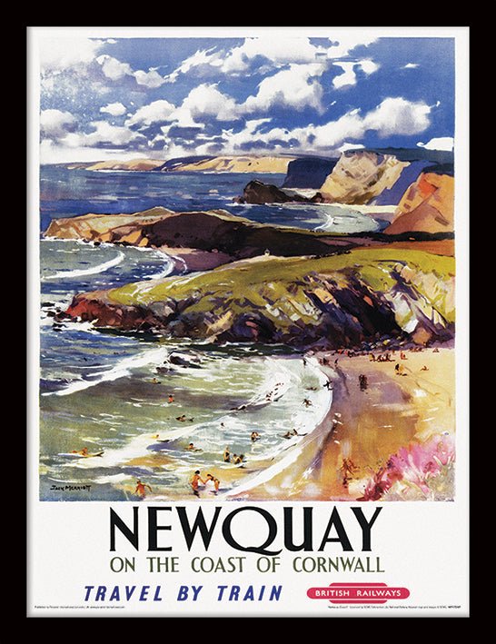 Newquay (Coast) Framed Print - Inspire Newquay