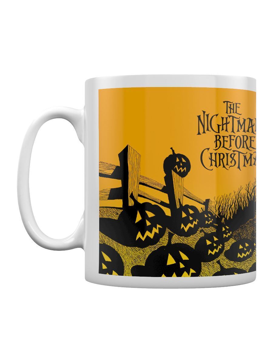 Nightmare Before Christmas (graveyard Scene) White Coffee Mug - Inspire Newquay