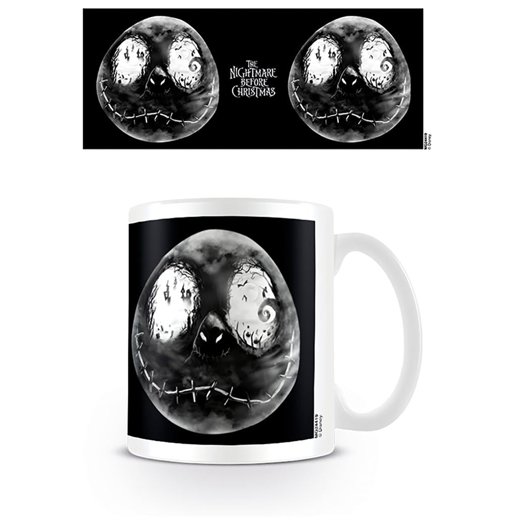 Nightmare Before Christmas (Jack Face) 11Oz/315Ml White Mug - Inspire Newquay