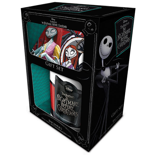 Nightmare Before Christmas (Jack & Sally) Gift Set (Mug, Coaster & Keychain)