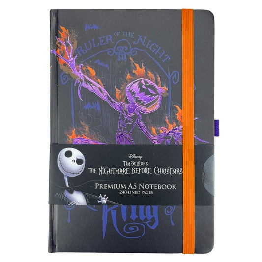 Nightmare Before Christmas Pumpkin King A5 Notebook - Inspire Newquay
