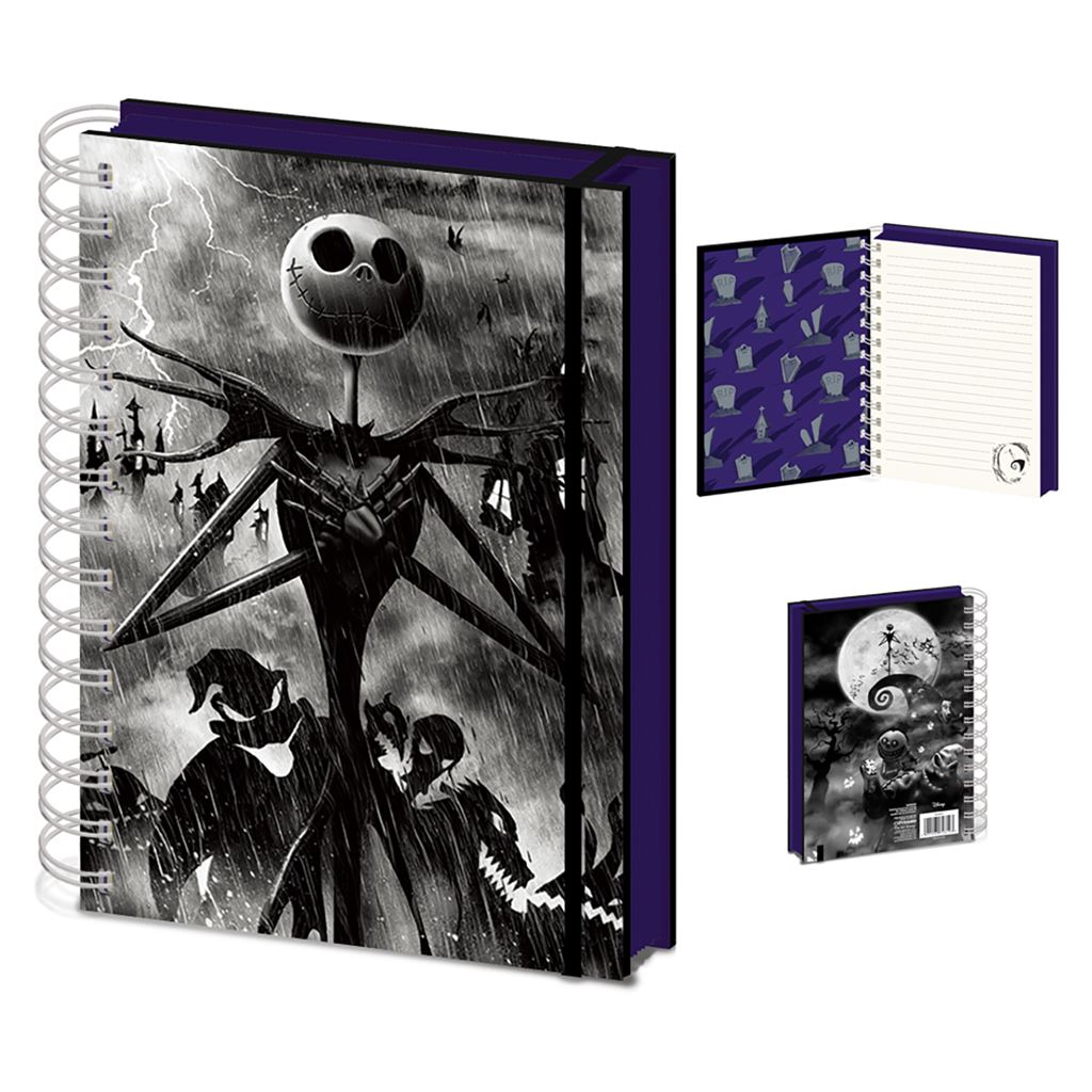 Nightmare Before Christmas (Seriously Spooky) A5 3D Notebook - Inspire Newquay
