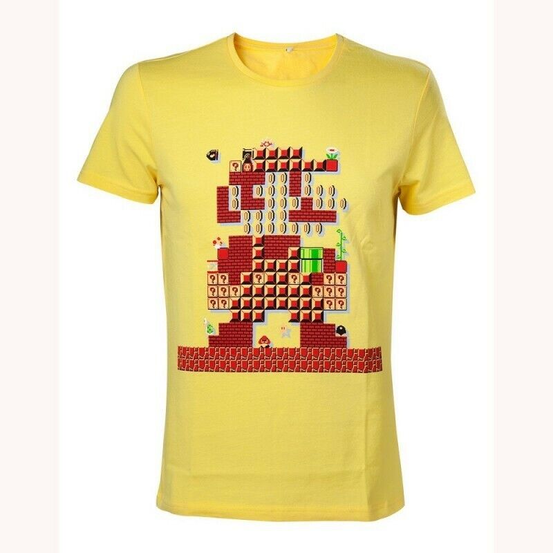 NINTENDO Super Mario Bros. Giant Mario 30th Anniversary Men`s Tshirt NEW SIZE S - Inspire Newquay