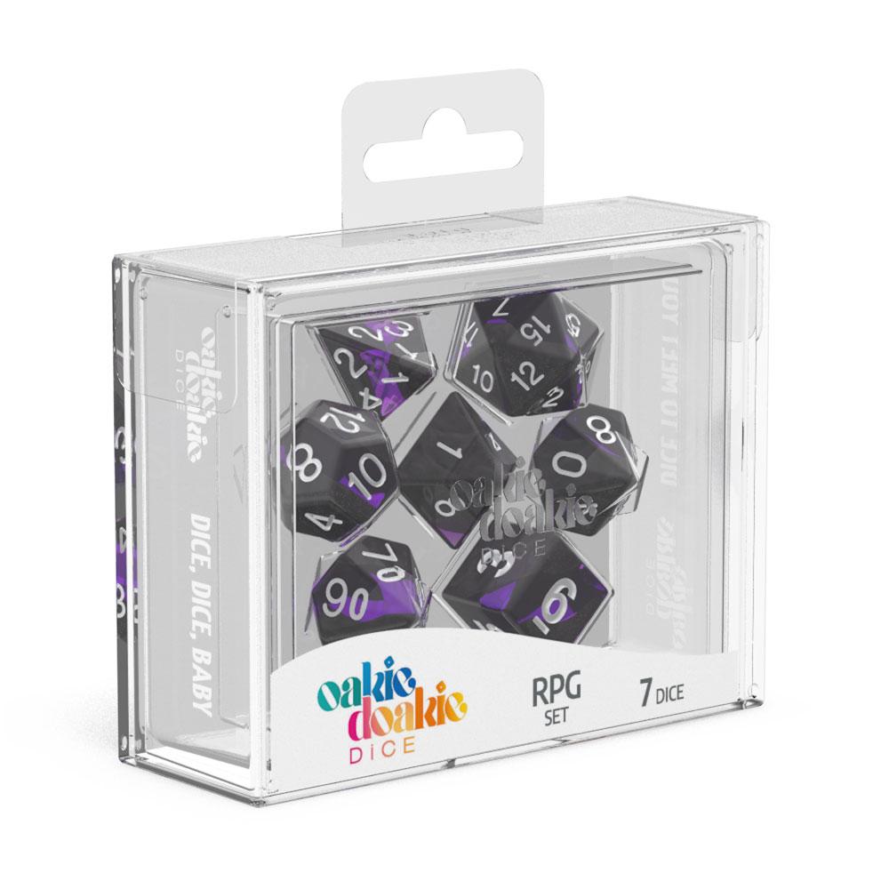 Oakie Doakie Dice RPG Set Enclave - Amethyst - Inspire Newquay