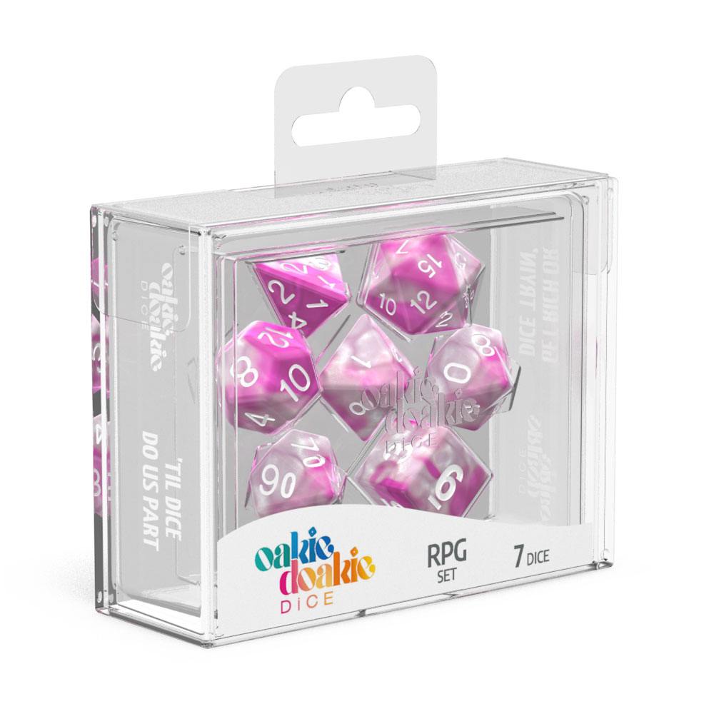Oakie Doakie Dice RPG Set Gemidice - Magnolia - Inspire Newquay