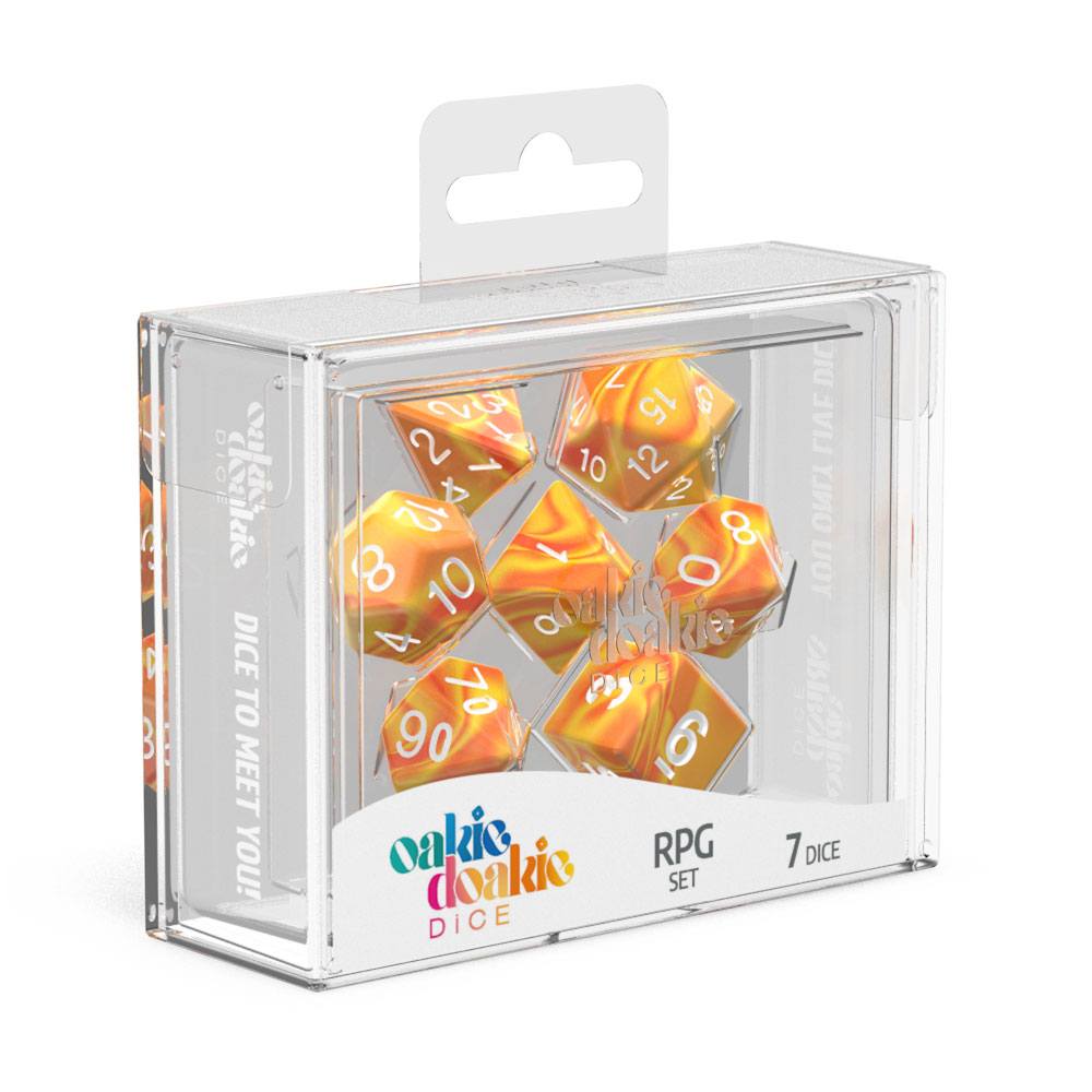 Oakie Doakie Dice RPG Set Gemidice - Sunstone - Inspire Newquay