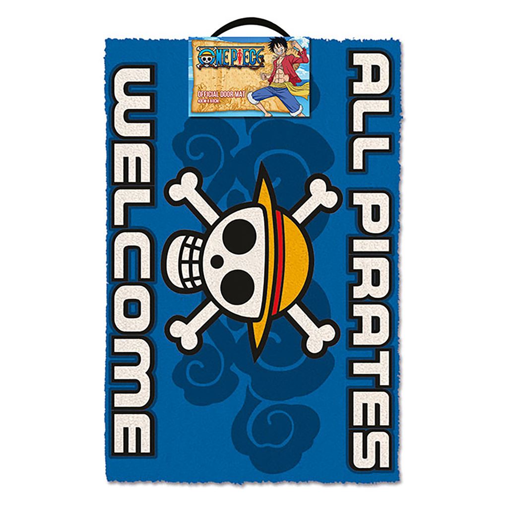 One Piece (All Pirates Welcome) Doormat - Inspire Newquay
