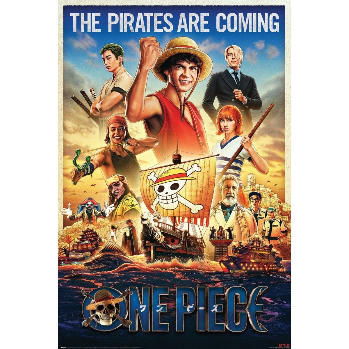One Piece Live Action (Pirates Incoming) 61 X 91.5cm Maxi Poster - Inspire Newquay