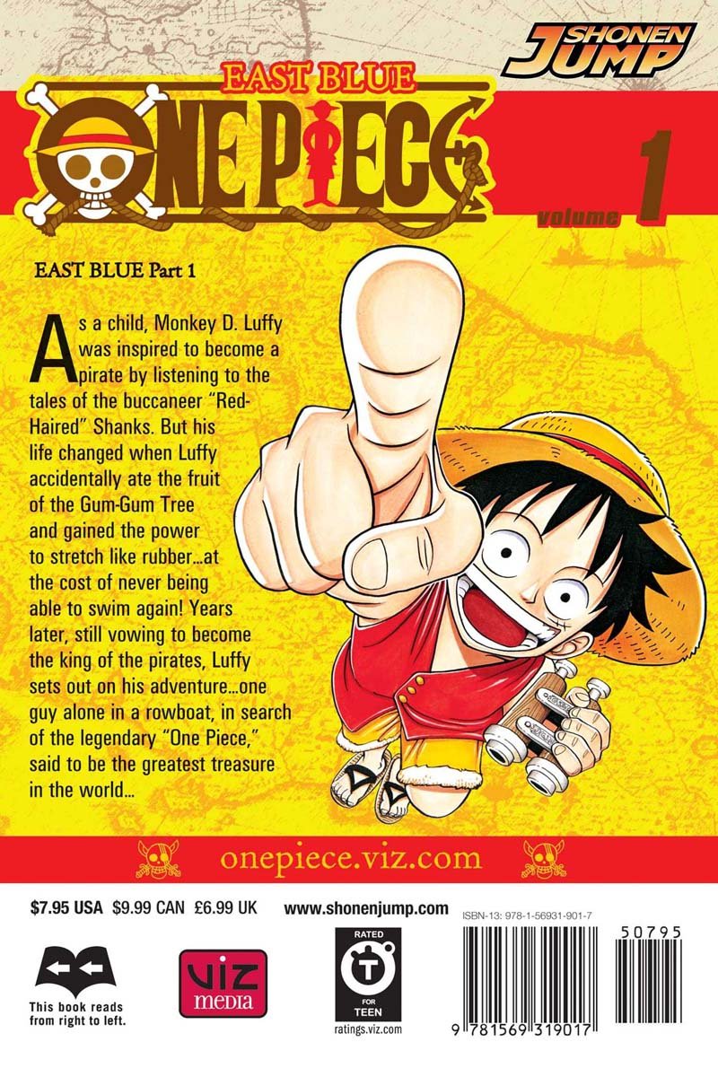One Piece Manga Volume 1 - Inspire Newquay